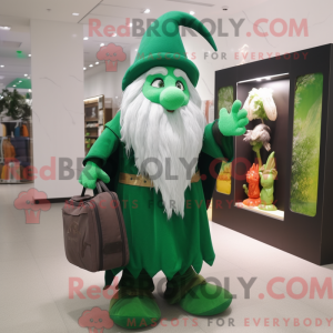 Forest Green Wizard maskot...
