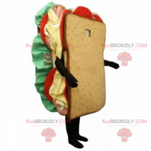 Mascotte del club sandwich - Redbrokoly.com