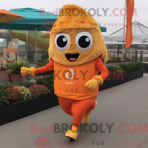 Orange Tacos mascot costume...