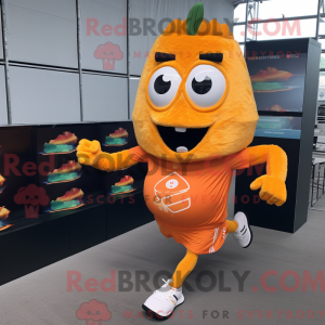 Orange Tacos mascot costume...