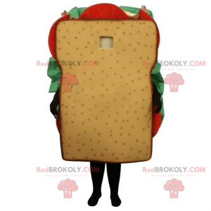 Club sandwich mascot - Redbrokoly.com