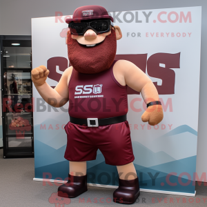 Costume de mascotte Maroon...