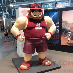 Costume de mascotte Maroon...