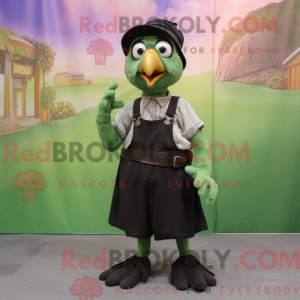Olive Crow mascot costume...