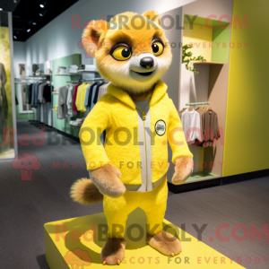 Citrongul Lemur maskot...