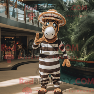Figura de máscara de zebra...