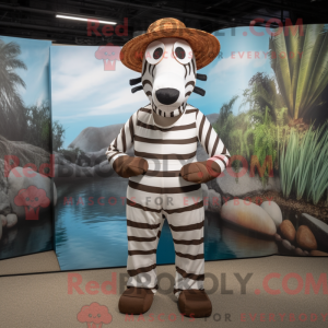 Figura de máscara de zebra...