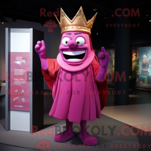 Costume mascotte de Magenta...