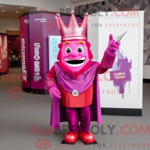 Costume mascotte de Magenta...