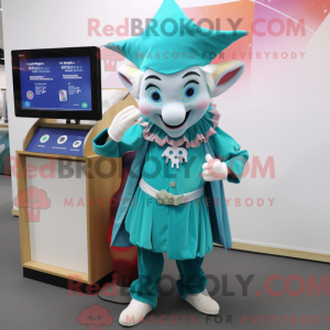 Disfraz de mascota Teal Elf...
