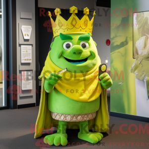 Lime Green King máscara de...