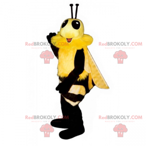 Bee maskot med en myk pels - Redbrokoly.com