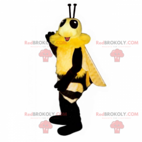 Bee mascot with a soft coat - Redbrokoly.com