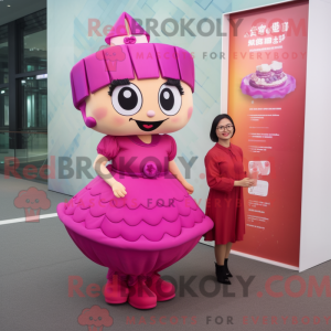 Magenta Dim Sum maskot...