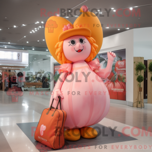 Postava maskota Peach Cupid...