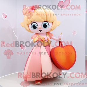 Postava maskota Peach Cupid...