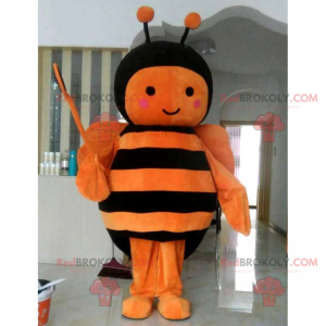 Mascotte d'abeille orange - Redbrokoly.com