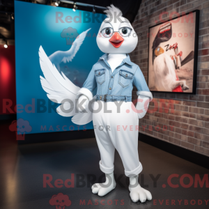 Disfraz de mascota de White...