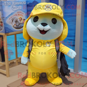 Lemon Yellow Seal mascot...