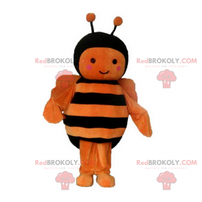 Mascotte d'abeille orange - Redbrokoly.com