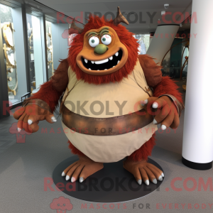 Rust Ogre maskot kostume...