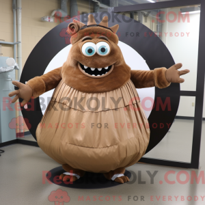 Rust Ogre mascottekostuum...