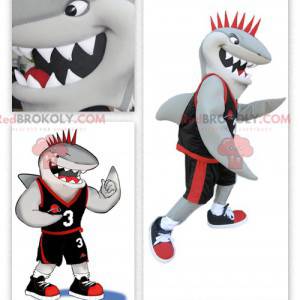 Mascotte de requin sportif - Redbrokoly.com