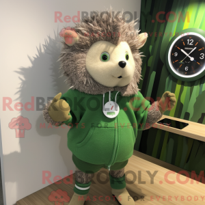 Máscara Green Hedgehog com...