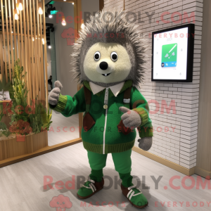 Máscara Green Hedgehog com...
