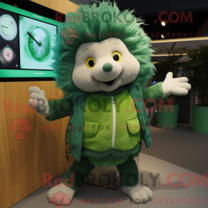 Máscara Green Hedgehog com...