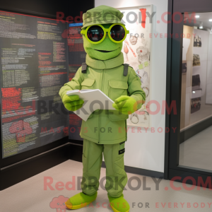 Lime Green Soldier...