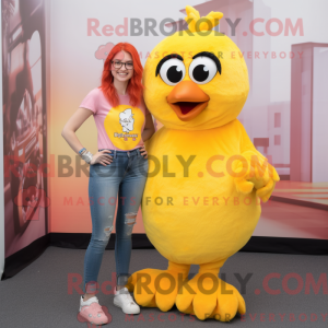 Disfraz de mascota de pollo...