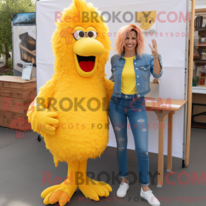 Disfraz de mascota de pollo...