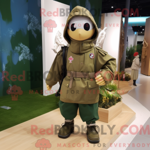 Army Soldier maskot kostume...
