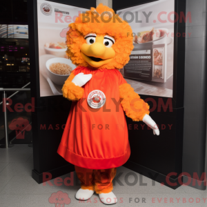 Maskottchenkostüm Orange...