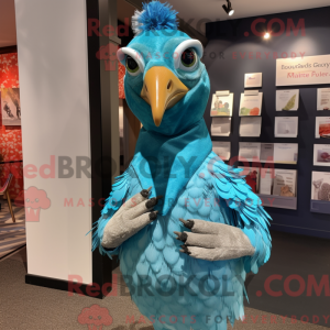 Turquoise parelhoen...