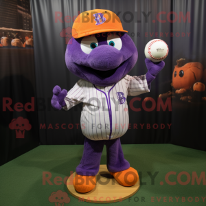 Purple Pumpkin mascot...