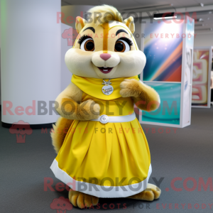 Citrongul Chipmunk maskot...