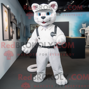 White Panther maskot...