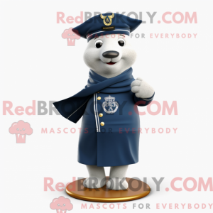 Navy Hourglass Maskottchen...