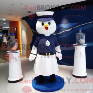 Navy Hourglass mascot...