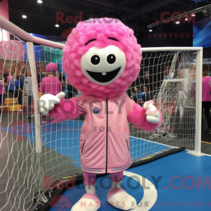 Rosa Voleibol Máscara de...