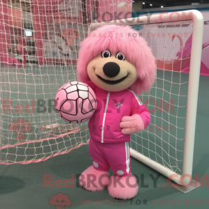 Rosa Voleibol Máscara de...
