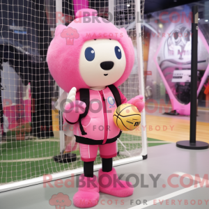 Rosa Voleibol Máscara de...