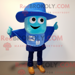 Blue Tacos maskotdraktfigur...