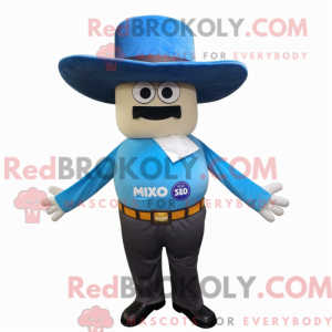 Blue Tacos maskotdraktfigur...