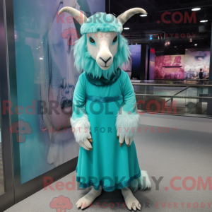 Turkis angora ged maskot...