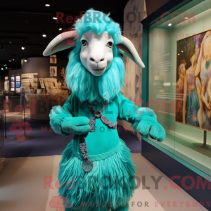 Turkis angora ged maskot...