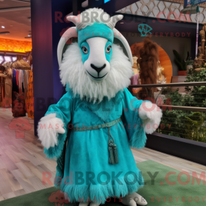 Turkis angora ged maskot...