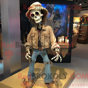 Postava maskota Tan Undead...